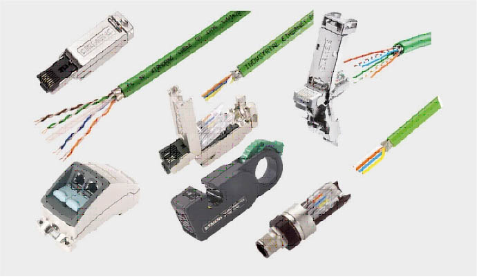 Электрические кабели и соединители для Industrial Ethernet, PROFINET