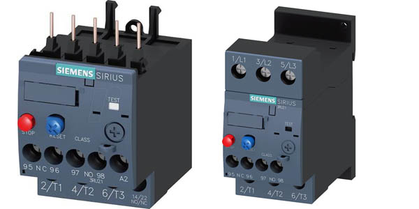 Тепловые реле перегрузки Siemens SIRIUS 3RU21