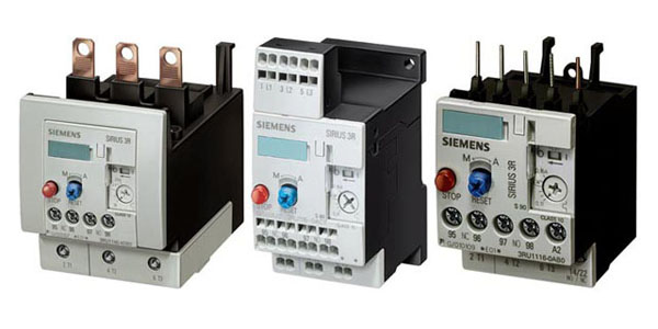Тепловые реле перегрузки Siemens 3RU11